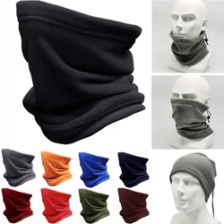 Winter Neck Warmer Men Women Thermal Fleece Neck Gaiter Camping Skiing Tube Scarf Cold Proof Snowboard Half Face Mask Face Cover