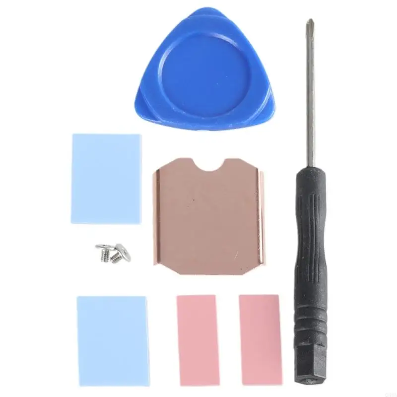 Q5WA M.2 2230 SSD Heatsink NVME ฮาร์ดดิสก์ฮาร์ดดิสก์ฮาร์ดดิสก์สำหรับเกม Steamdeck 2230 SSD Radiator Pad