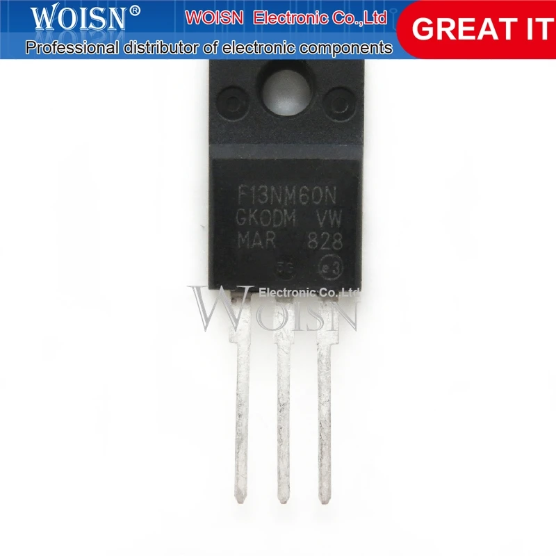 5pcs/lot STF13NM60N 13NM60N 600V 11A TO-220F In Stock