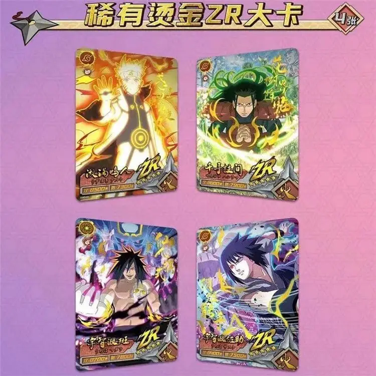 Nowa karta Naruto Uzumaki Naruto Namikaze Minato rzadka oryginalna kolekcja prezent dla dzieci zabawka prezent rzadkie oryginalne karty kolekcjonerskie