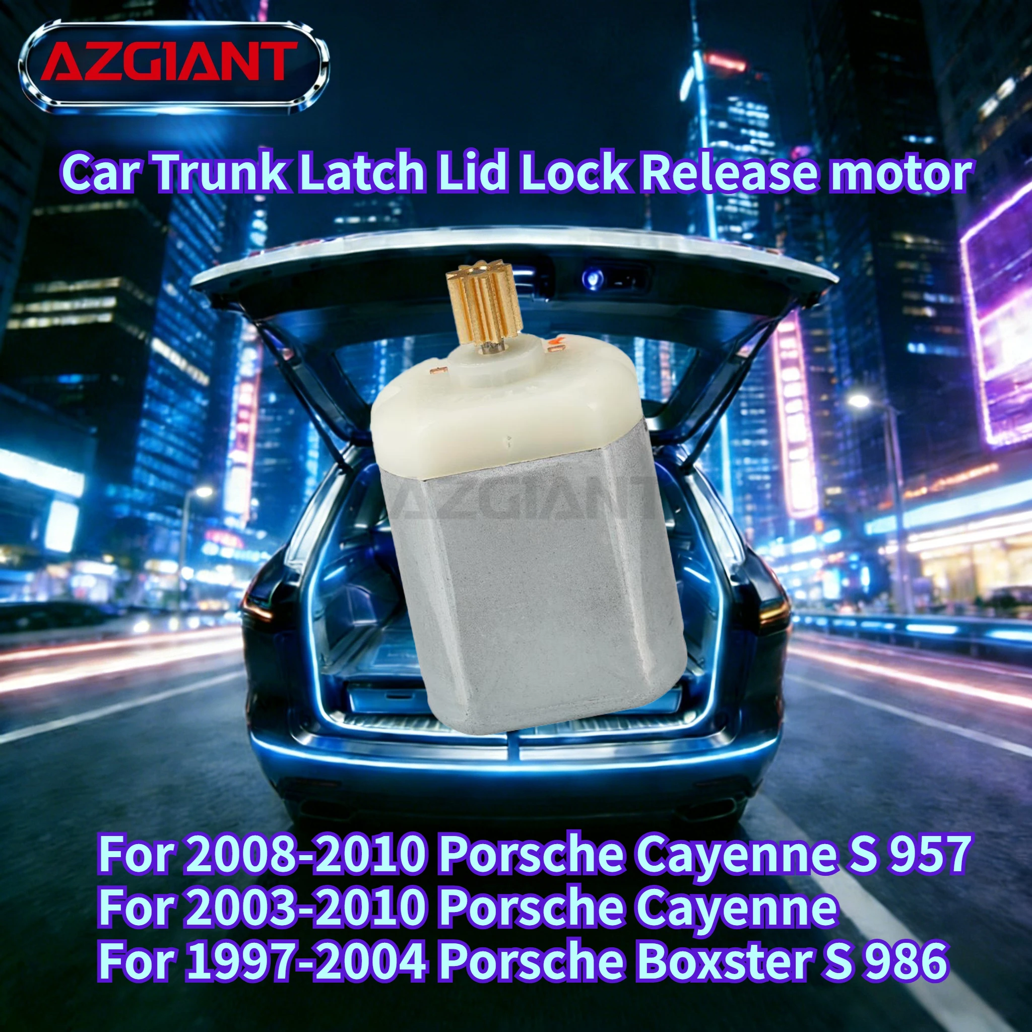 

Для Porsche Cayenne S 957/Boxster S 986 1997-2004/Cayenne 2003-2010, автомобильная защелка багажника, замок крышки, двигатель OEM