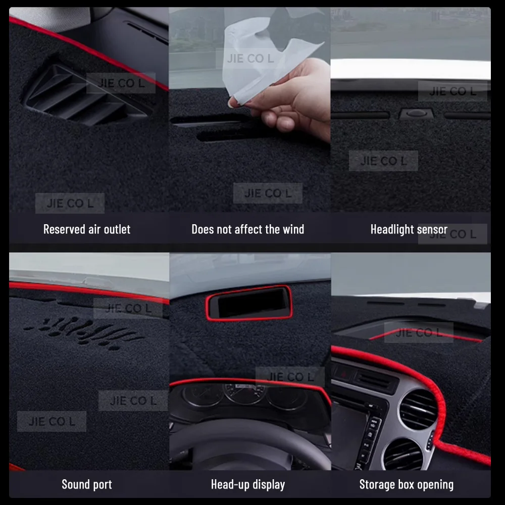For CHERY TIGGO 4 PHEV 2025 2026 Car Dashboard Cover Sun Shade Mat Anti-slip Carpet Pad Light-proof Pad Protect Accessories