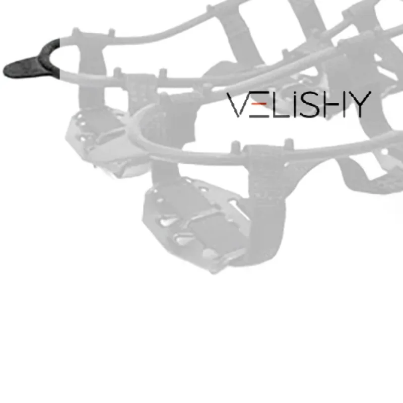 Pair M L Crampons Shoes Cover 24 Teeth Anti-Slip Ice Grips Gripper Shoes Boot Hiking Ice Climbing Shoe Spikes Climbing Chain 1