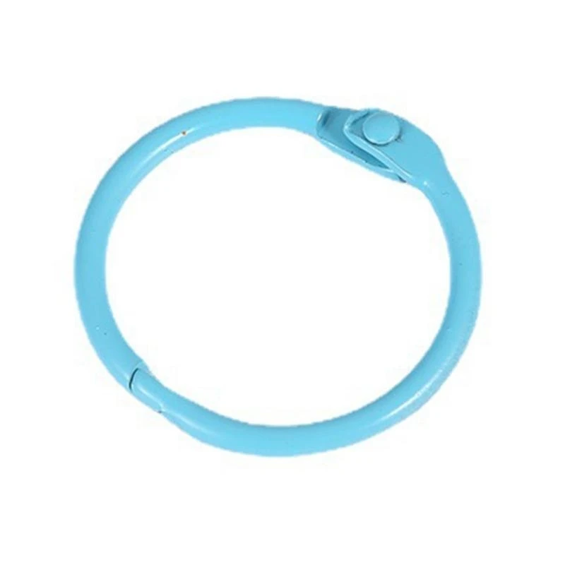 60x Keychain Rings 30/45mm Binder Rings Loose Book Rings for Office