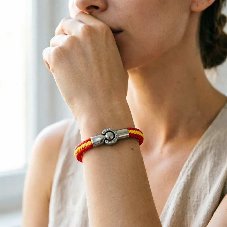 Noter Premium Selected Fabric Bracelet Unisex Various Colors And Sizes For Option Lightweight Comfortable Perfect Gift For Lover