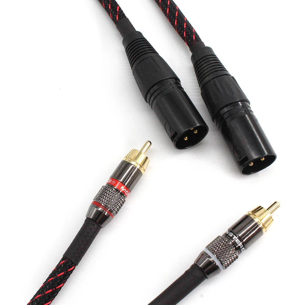 Комплект кабелей Pro Audio Dual RCA-XLR — Canare Star-Quad Core, позолоченные разъемы (папа/гнездо) ​ ​