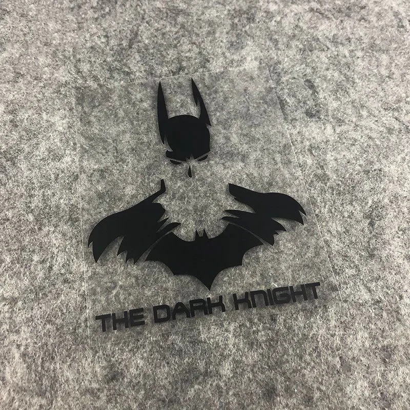 Car Reflective Laser Sticker Window Door Windshield Scratch Cover Waterproof Sticker Cartoon Cool Batmans Bat Sticker Decoration