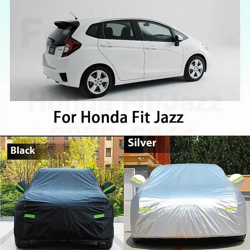 

Car Cover Outdoor Waterproof All Weather Protection Cover For Honda Fit Jazz Anti UV Dustproof for Vehicles Car Covers