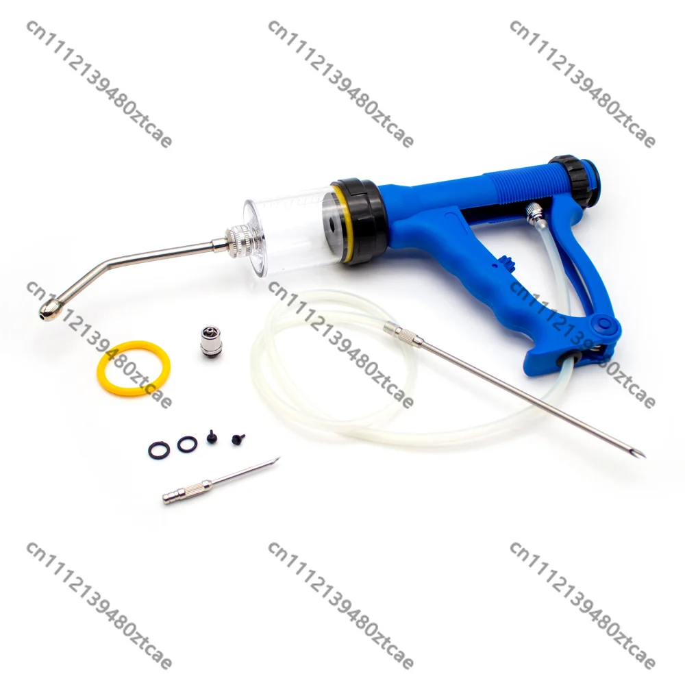 50ML Continuous Livestock Feeding Syringe Gun Veterinary Drencher for Cattle Sheep Goats Medicine Filling