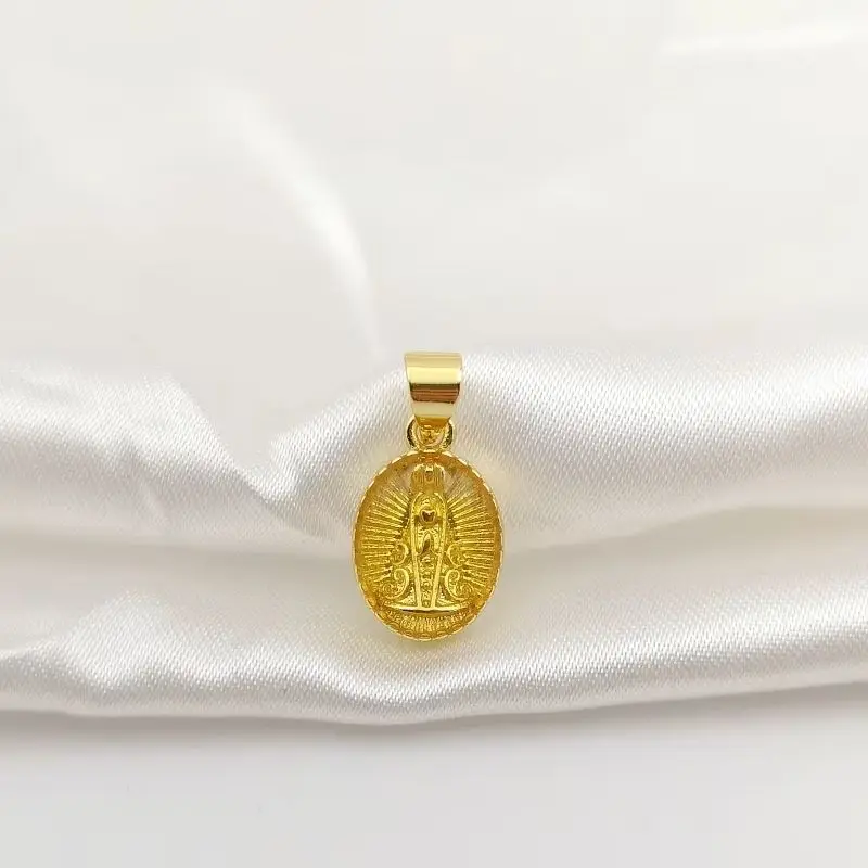 Collar colgante de la Virgen del valle de la Virgen de los colores pendientes pulseras doradas y brillantes colgantes de la Sra. aparecida accesorios de joyería bricolaje al por mayor regalos para hombres y mujeres