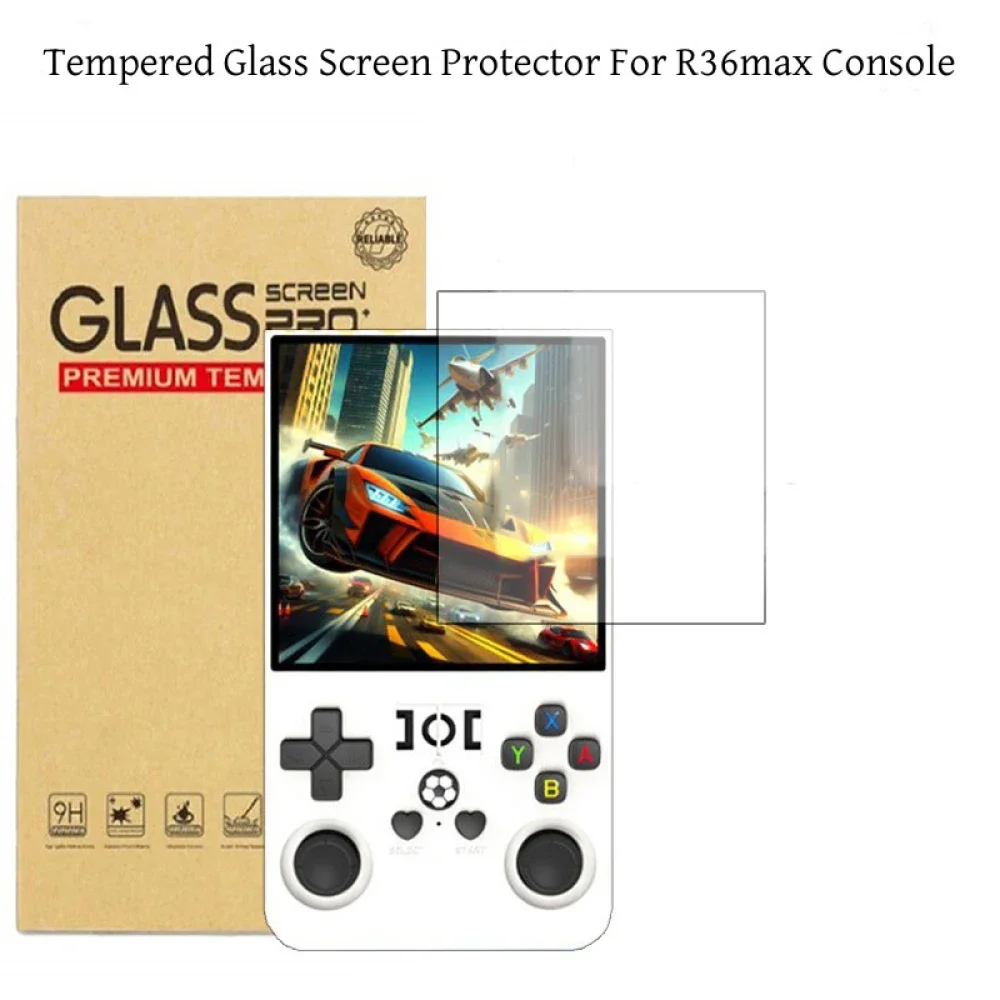 Tempered Glass Film Screen Protectors for R36Max Consoles Scratch Resist Dust Protection Film for Pocket Protective Accessories
