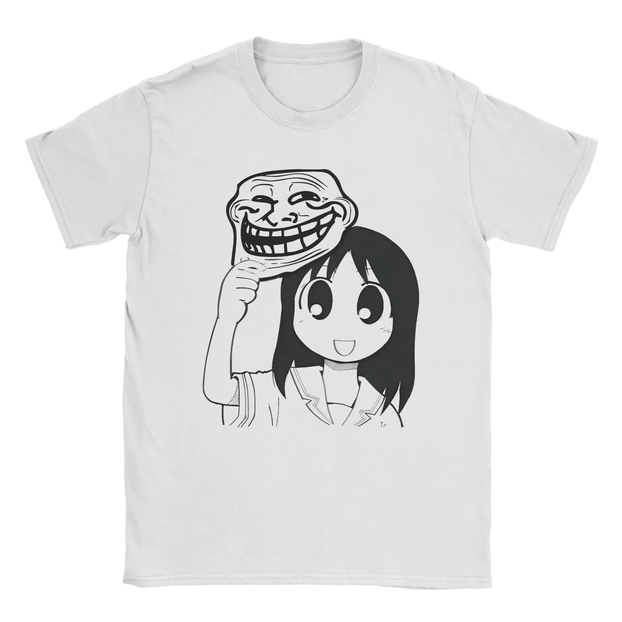 Men 100% Cotton Smiling Glitter Broken Bear Graphic Print T Shirts Short Sleeve Avant-garde Casual Summer Streetwear Tops