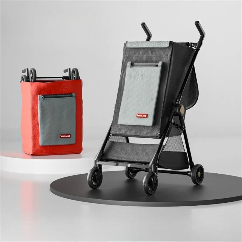 

Portable Folding Stroller for 3-7 Year Old Kids, Lightweight Travel Umbrella Stroller with Shock Absorption, Durable & Stable