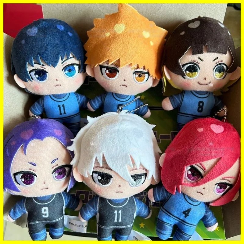 

Genuine Blue Prison Q Edition Cute Plush Doll Series 1 Bounce Blue Lock Jieshi One Nut Doll Pendant Toy Gift