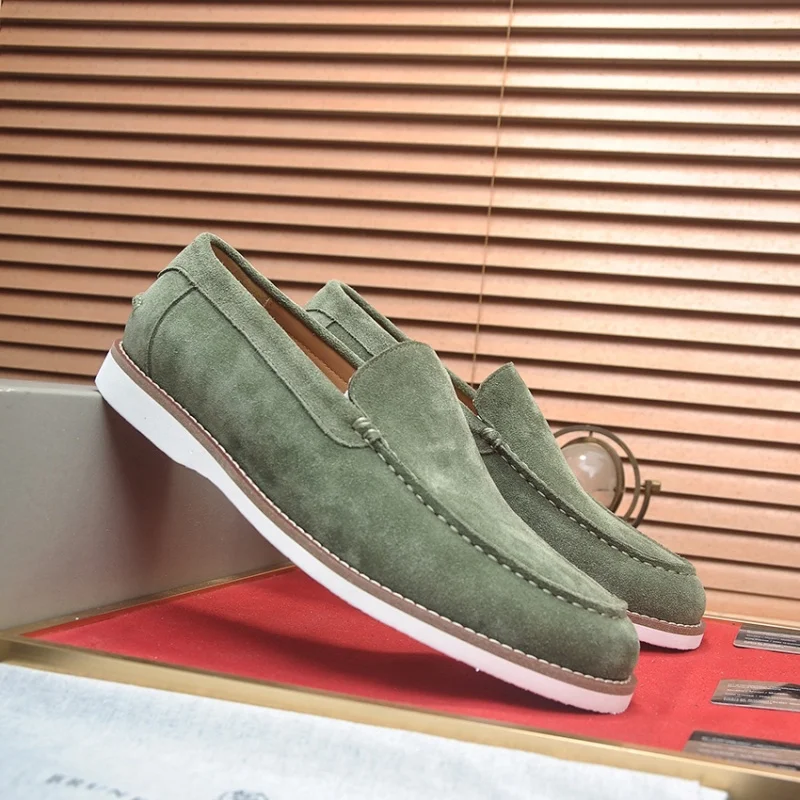 2026 Classic Italian Design Top Quality Genuine Leather Smooth and Comfortable Men's Shoes for Casual Commuting