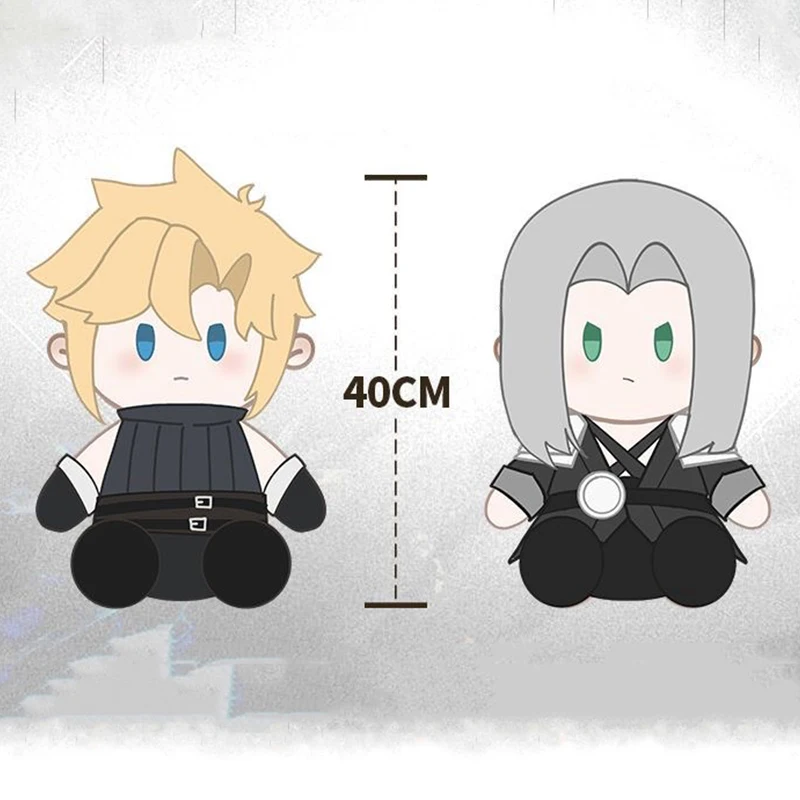 

Плюшевая игрушка-подушка 40 см Final Fantasy 7: Клауд Страйф и Сефирот, милая подушка-обнимашка для детей, игрушка для сна, подарок для детей