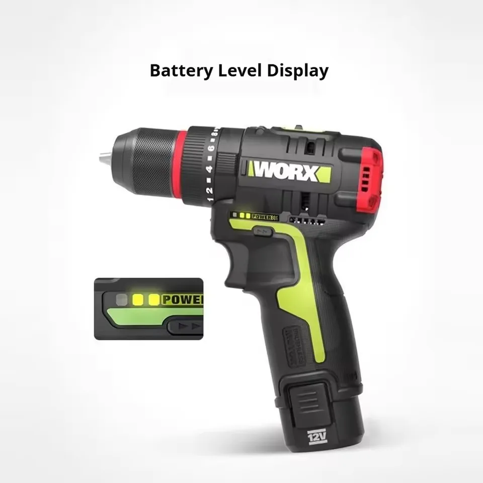 WORX WU131X Cordless Impact Drill 40Nm 1800rpm 27000bpm Brushless