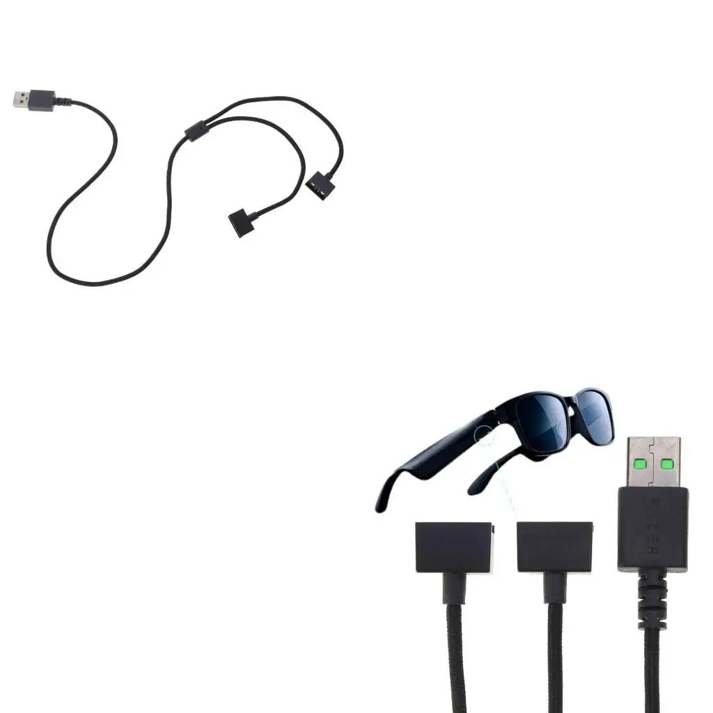 Soft USB Charging Cable for Anzu for Smart Glasses Line Replacement Wire 6