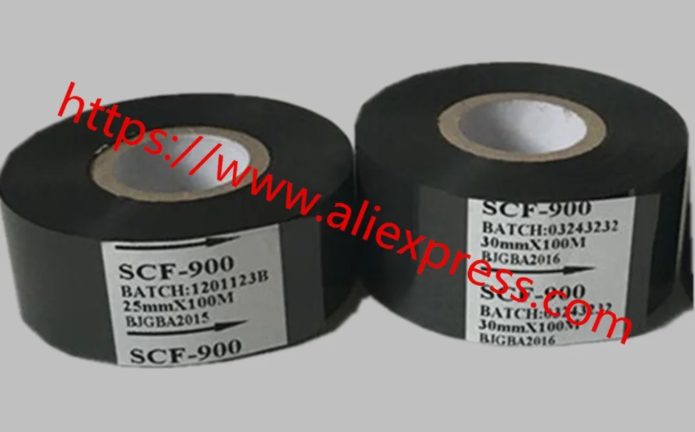 Ink Ribbon SCF-900 For lastic and paper date code Thermal transfer printing Coding machine hp-241,241b,241s,tj-08,dy-8,dy-6