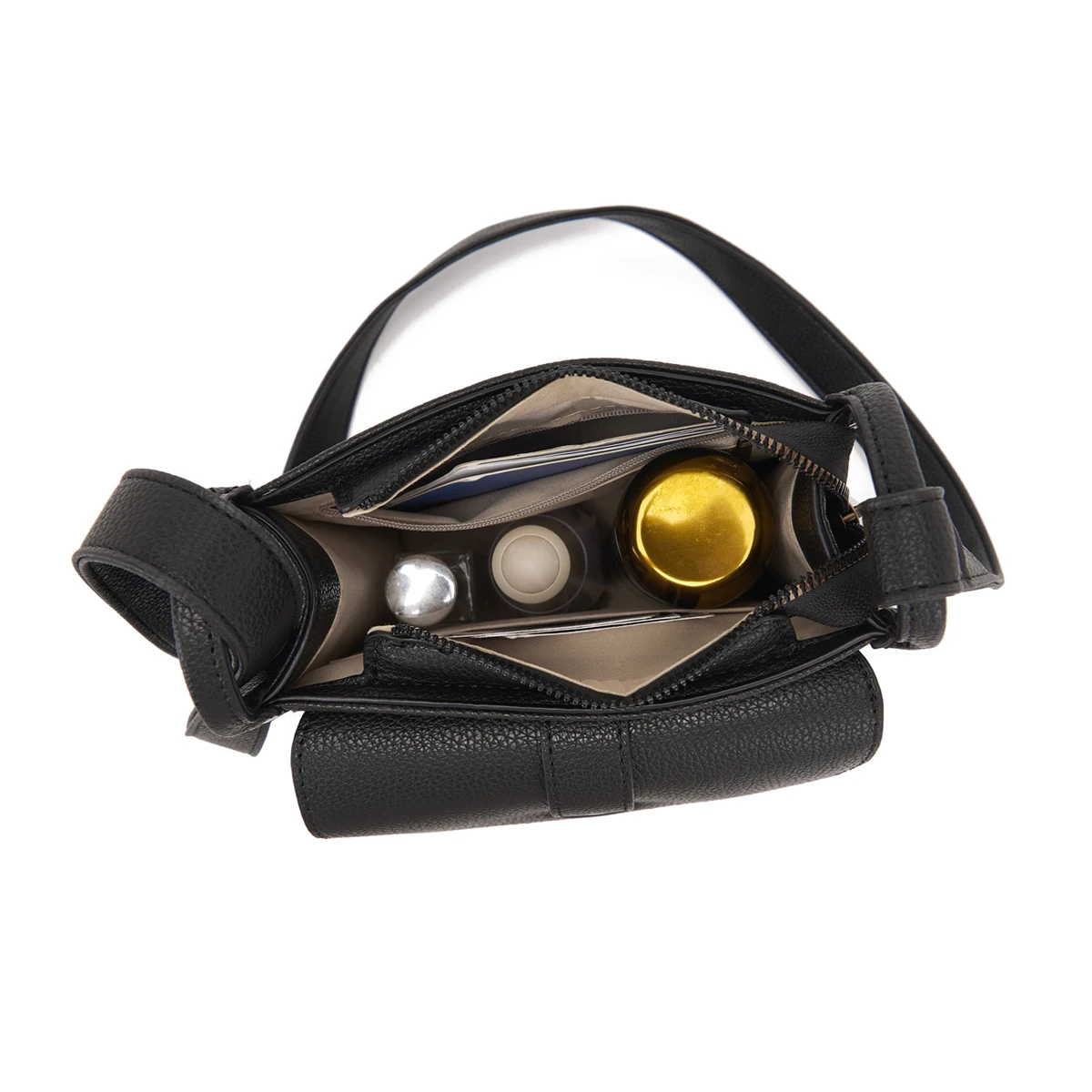 Vintage Leather Crossbody Bag for Women - Stylish & Compact Shoulder Purse with Adjustable Strap - Perfect for Travel & Everyday