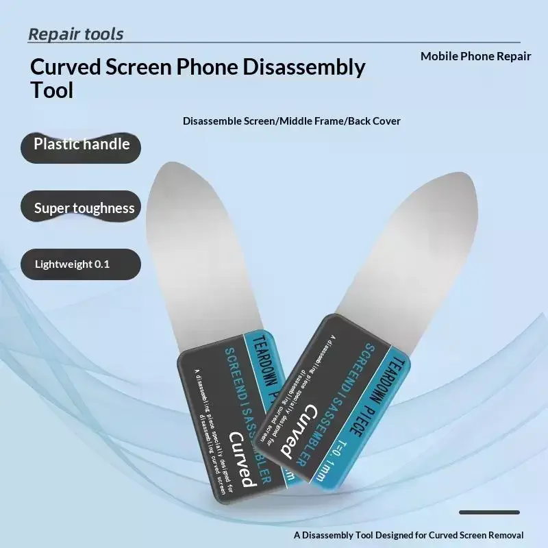 

12/24Pcs Stainless Steel Blade Soft Ultra Thin Pry For Phones Tablet Screen Battery Opening Tools For Phone Opener