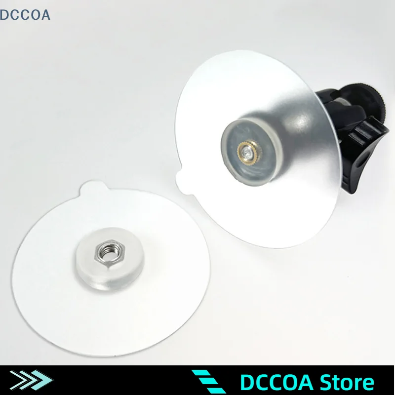 Stainless Steel No-Drill Adhesive Mount, M6 Screw Base With 1/4" Interface For Mobile Surveillance Camera Bracket Easy Install