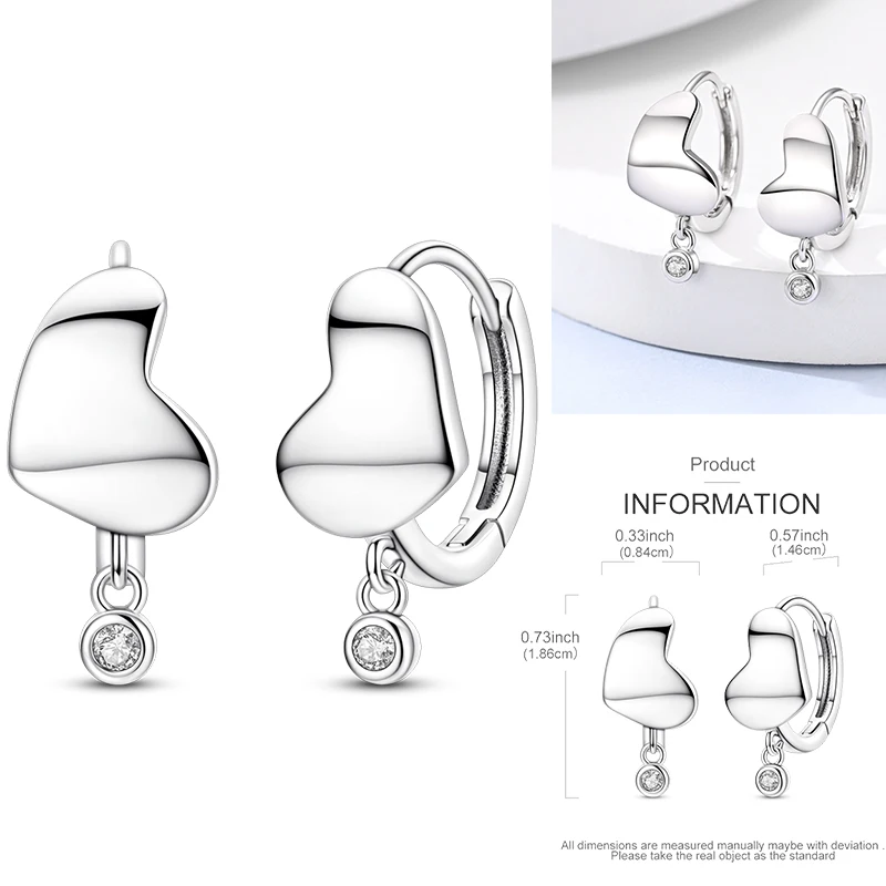 925 Sterling Silber Bunte Creolen Ohrringe mit Erdbeere, Libelle, Sonnenblume, Krabbe, Mantarochen und Lebensbaum als Geburtstagsgeschenk für Frauen – Detail 31