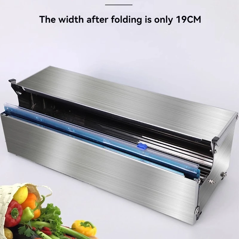 Commercial Plastic Wrap Sealing Baler Fruit Vegetable Wrapping Cutting Machine