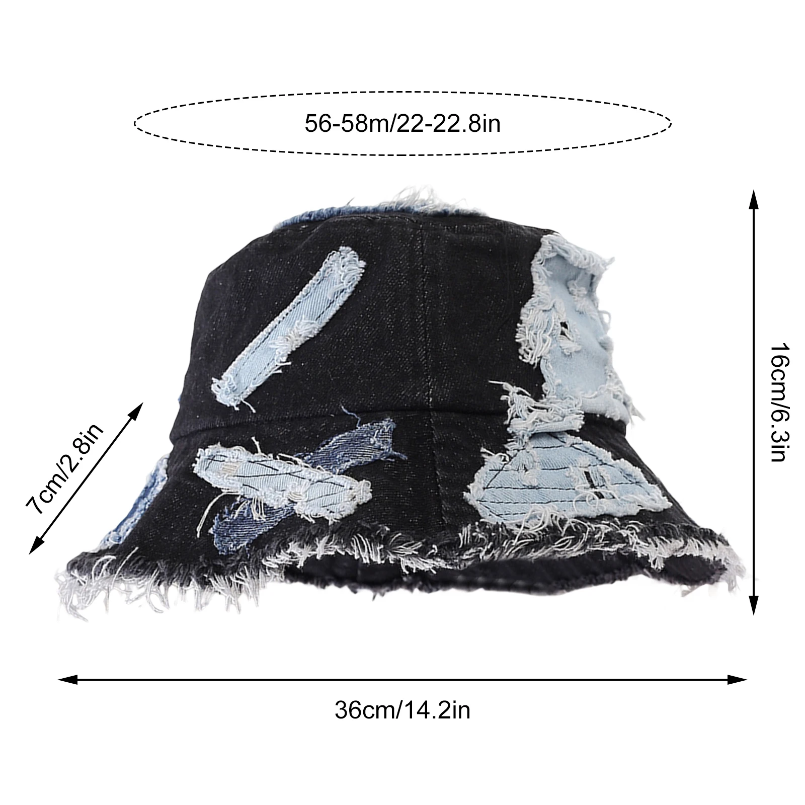 여성 남성 빈티지 버킷햇 데님 생지 밑단 찢어진 햇살  - Mens Fashion Bucket Hat 리뷰 및 가격