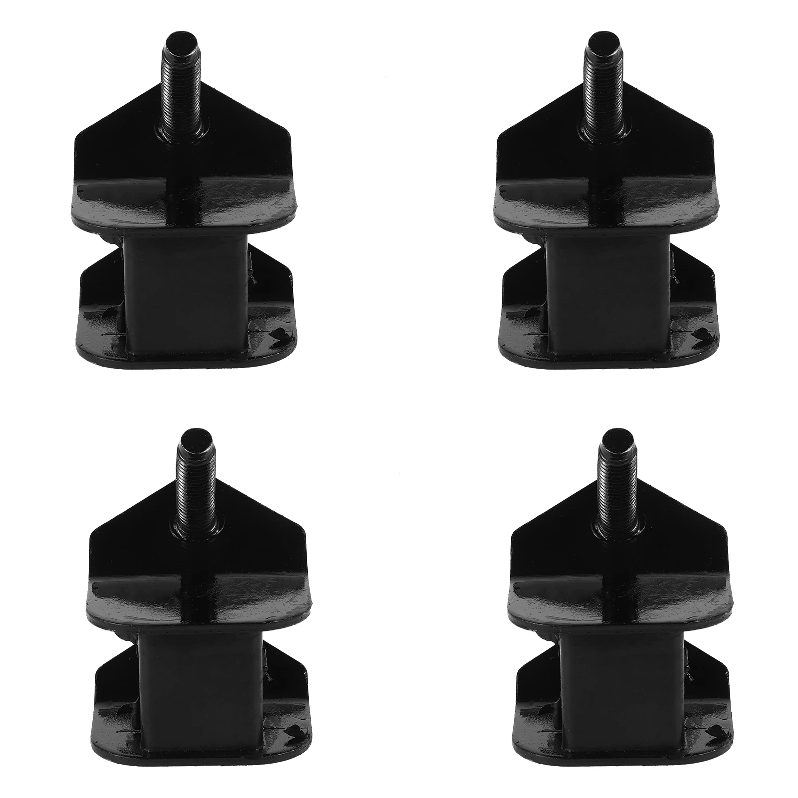 

4Pcs Generator Shock Absorber Feet Rubber Iron Motor Mounts Anti Vibration Pads Replacement Generator Support Cushion