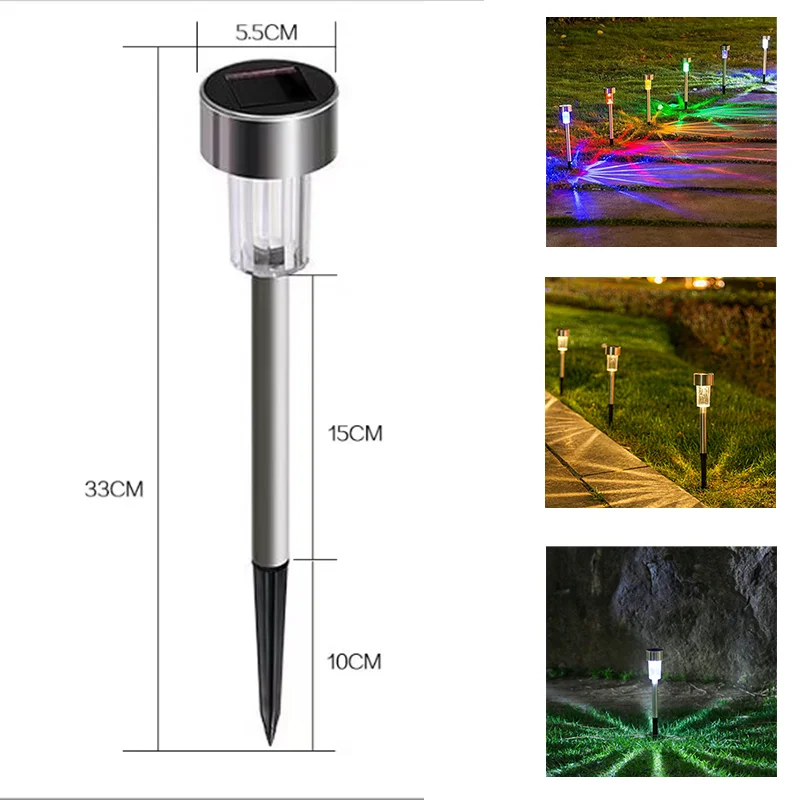 Outdoor Solar Lights Garden Lights Solar Powered Lamp Lantern Waterproof Landscape Lighting Pathway Yard Lawn Garden Decoration