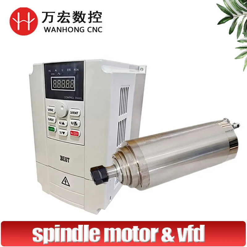 CS Cnc Router Machine Spindle With Inverter Kit 1.5KW