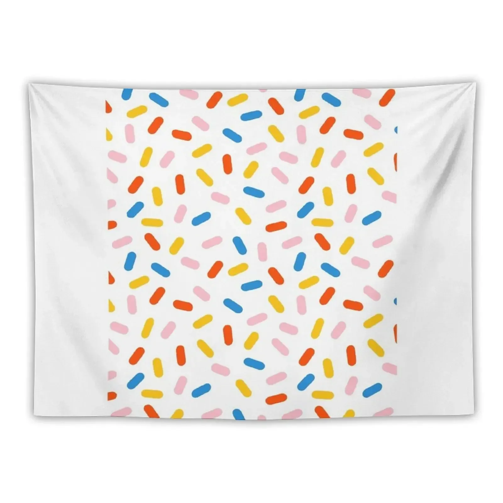 

Sprinkles modern minimal abstract simple retro throwback 1980's style neon primary colors dots Tapestry Home Supplies Tapestry