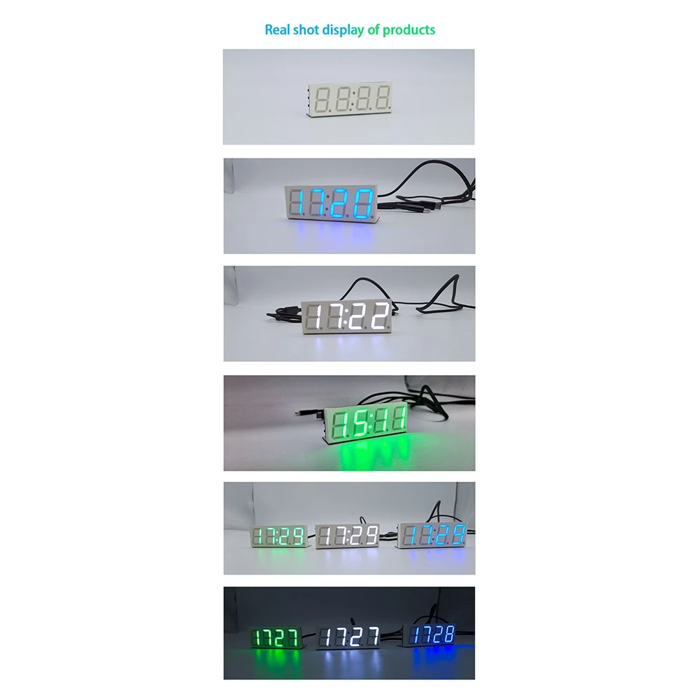ABWZ-Wifi Time Service Clock Module Automatic Clock DIY Digital Electronic Clock Wireless Network Time Service