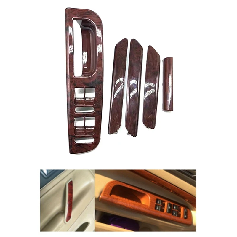 

Car Left Front Door Handle Window Switch Bracket Control Panel Base Trim Cover For Sagitar