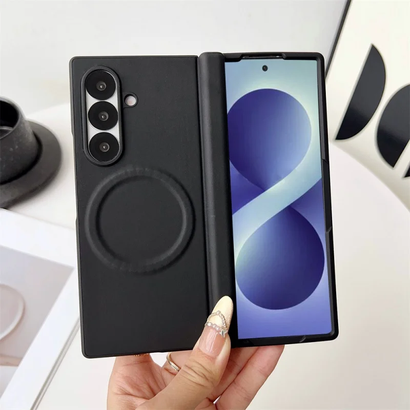 Scharnierschutz für Samsung Galaxy Z Fold 8 Ultra Z Fold 7 6 5 Magsafe Magnetische Handyhülle ohne Displayschutzfolie Fold6 Fold5