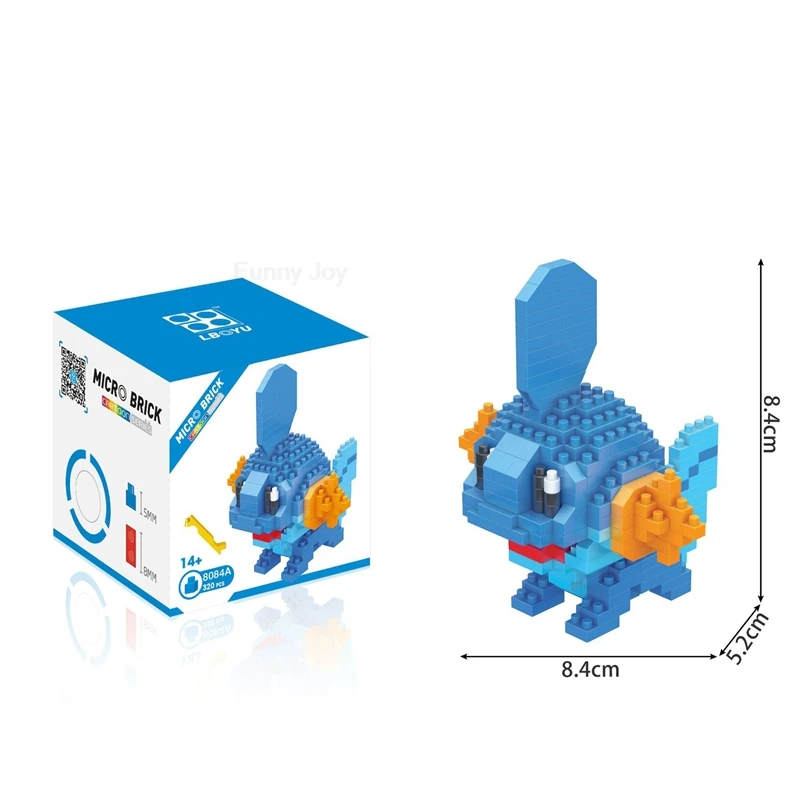 61 Stile Lustige Pokemon-Bausteine Anime Picachu Charizard Puppe Blastoise Bulbasaur Gengar Bausteine Spielzeug für Kinder