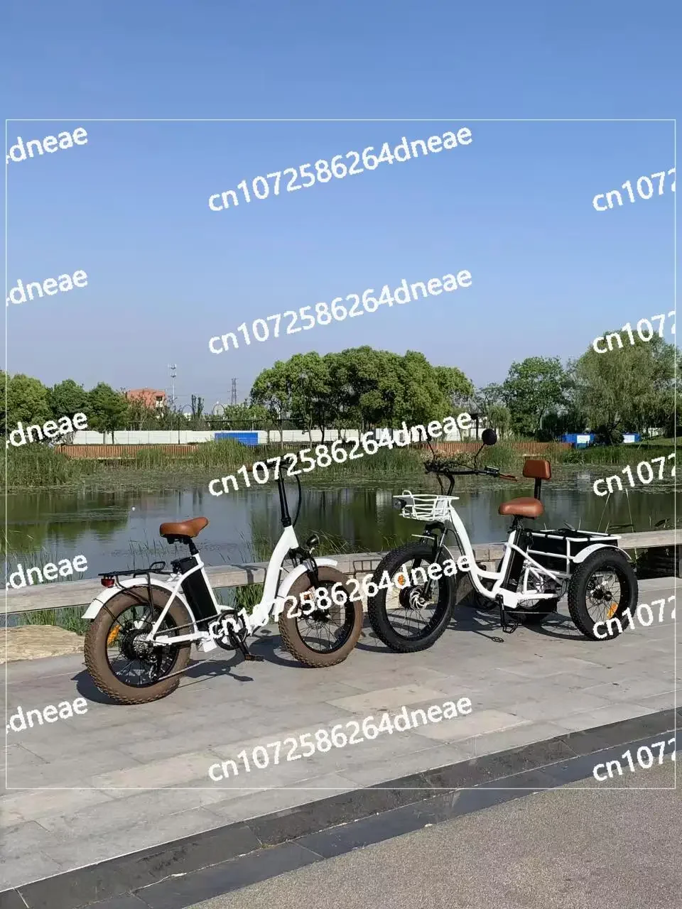 electric tricycle 3 wheel adult cargo electric bicycle  Electric tricycle fat tire 3 wheel