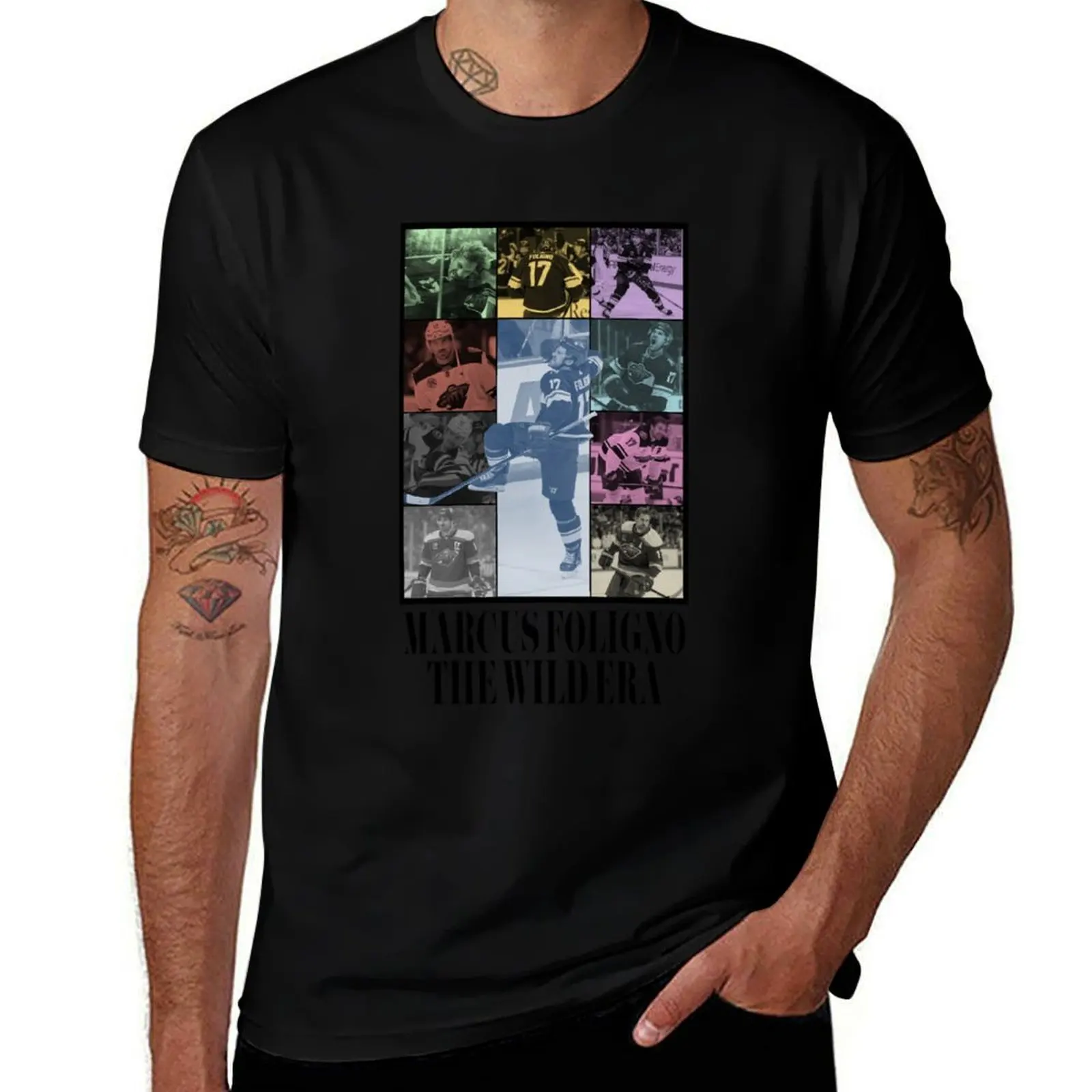 marcus foligno the wild era T-Shirt All Match Basic Short Sleeve Top T-Shirt