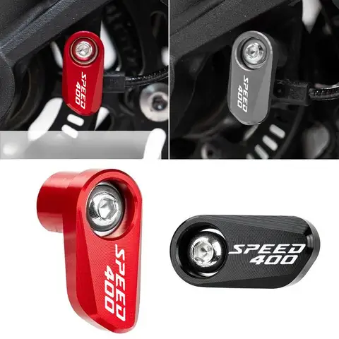 Motorcycle Accessories Aluminum Front Rear Wheel ABS Sensor Protection For Triumph Scrambler 400X 400 X Speed 400 2023 2024
