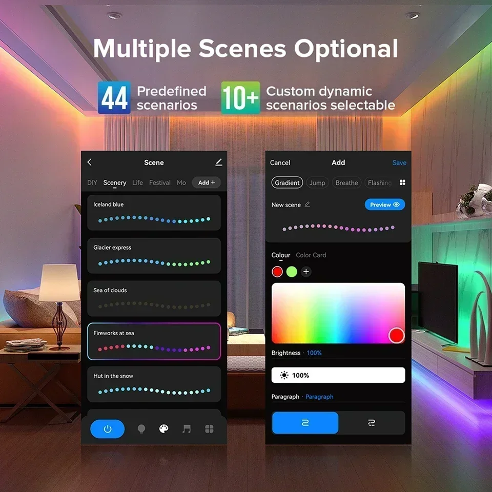 Tuya Zigbee SPI Led Controller DC5-24V RGB/RGBW WS2811 2812 2814 Addressable Dynamic RF Remote Tuya APP Voice for Google Alexa