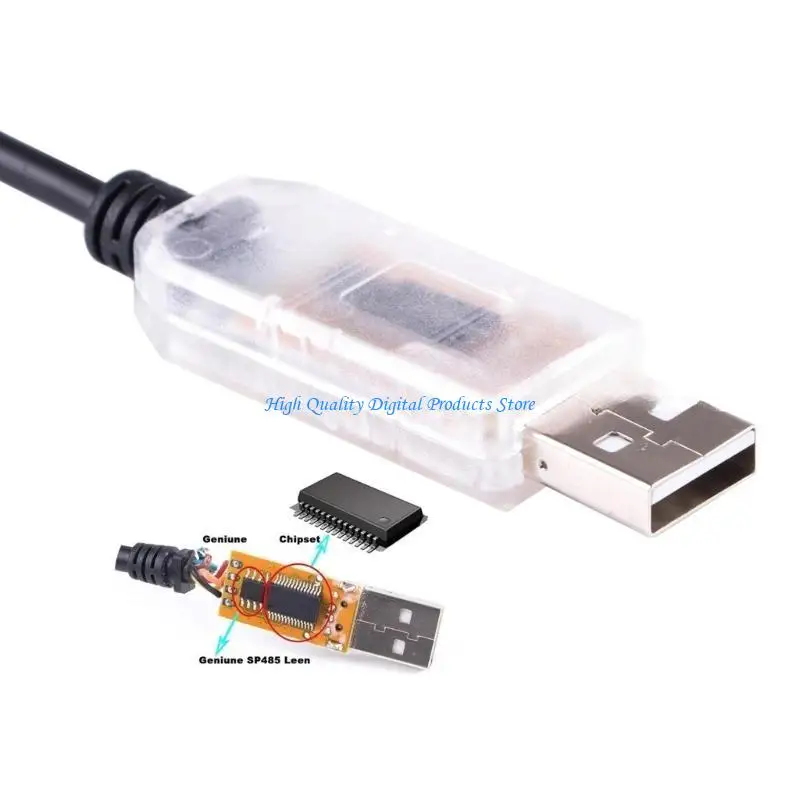 

U2JE USB to RS485 DMX512 Control Cable for Stage Lighting Converter Adapter Cord 3Pin