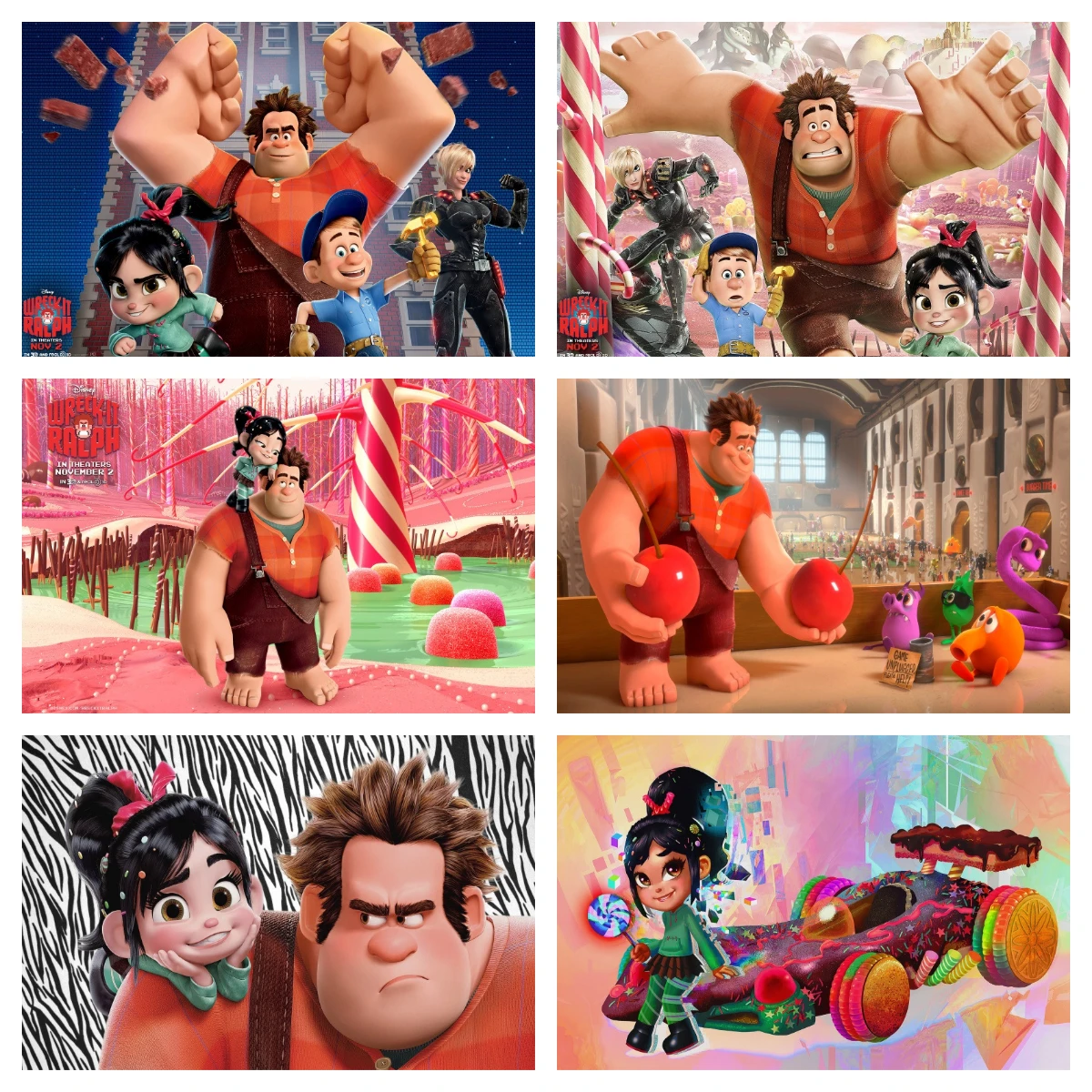 Wreck-It Ralph Fix-It Felix Photo Background Background per la fotografia Baby Shower forniture per oggetti di scena per la decorazione della festa di compleanno dei bambini