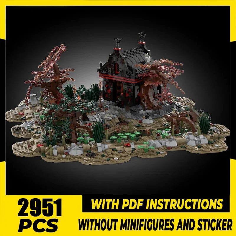 

Medieval Castle Model Moc Building Bricks Swamp of Dark Tidings Technology Modular Blocks Gifts Christmas Toys DIY Sets Assembly