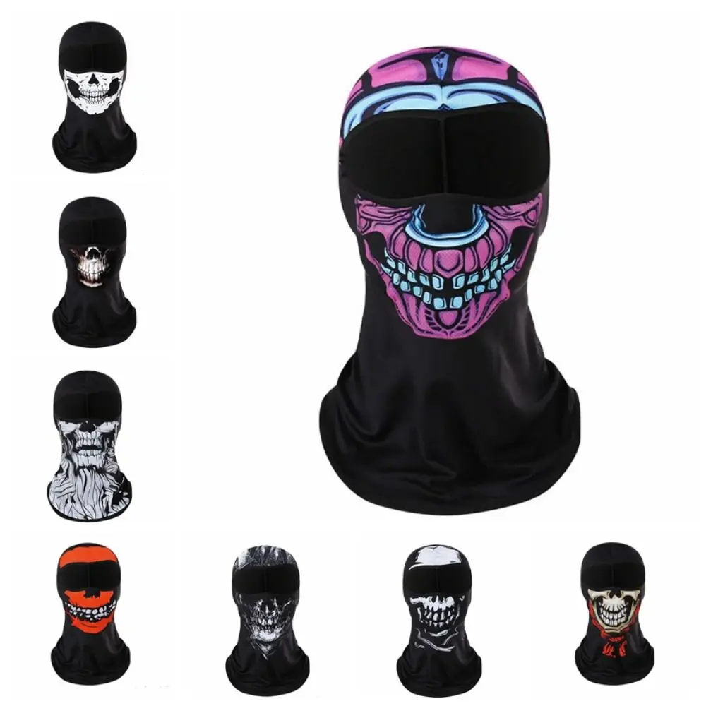 Durable Breathable Motorcycle Balaclava Lightweight Sun Protection Cycling Full Face Mask Windproof Portable Riding Headwear Men