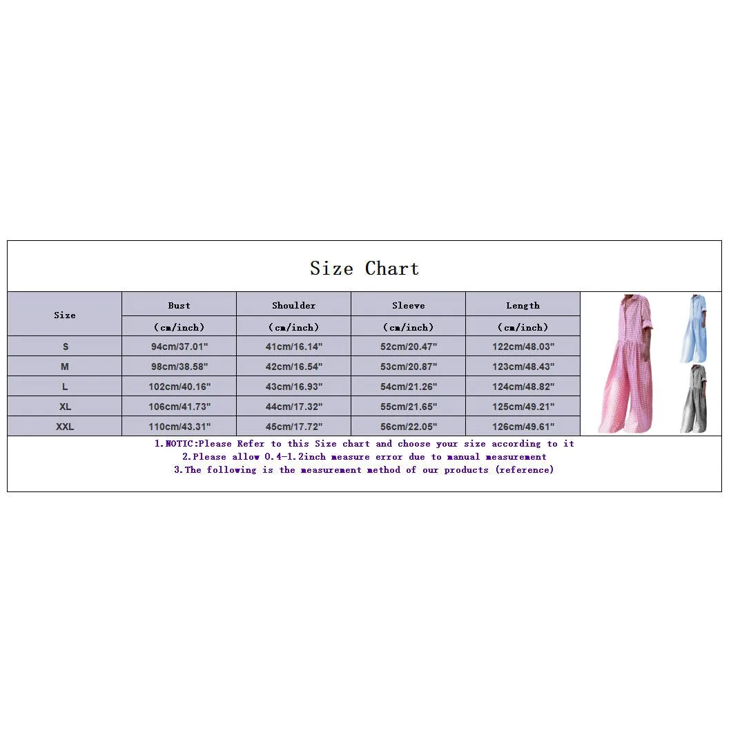 Soft Jumpsuit Stylish Check Print Women's Jumpsuit Long Sleeves Wide Legs Casual Loose Fit for Fashionable Look Elastic Romper