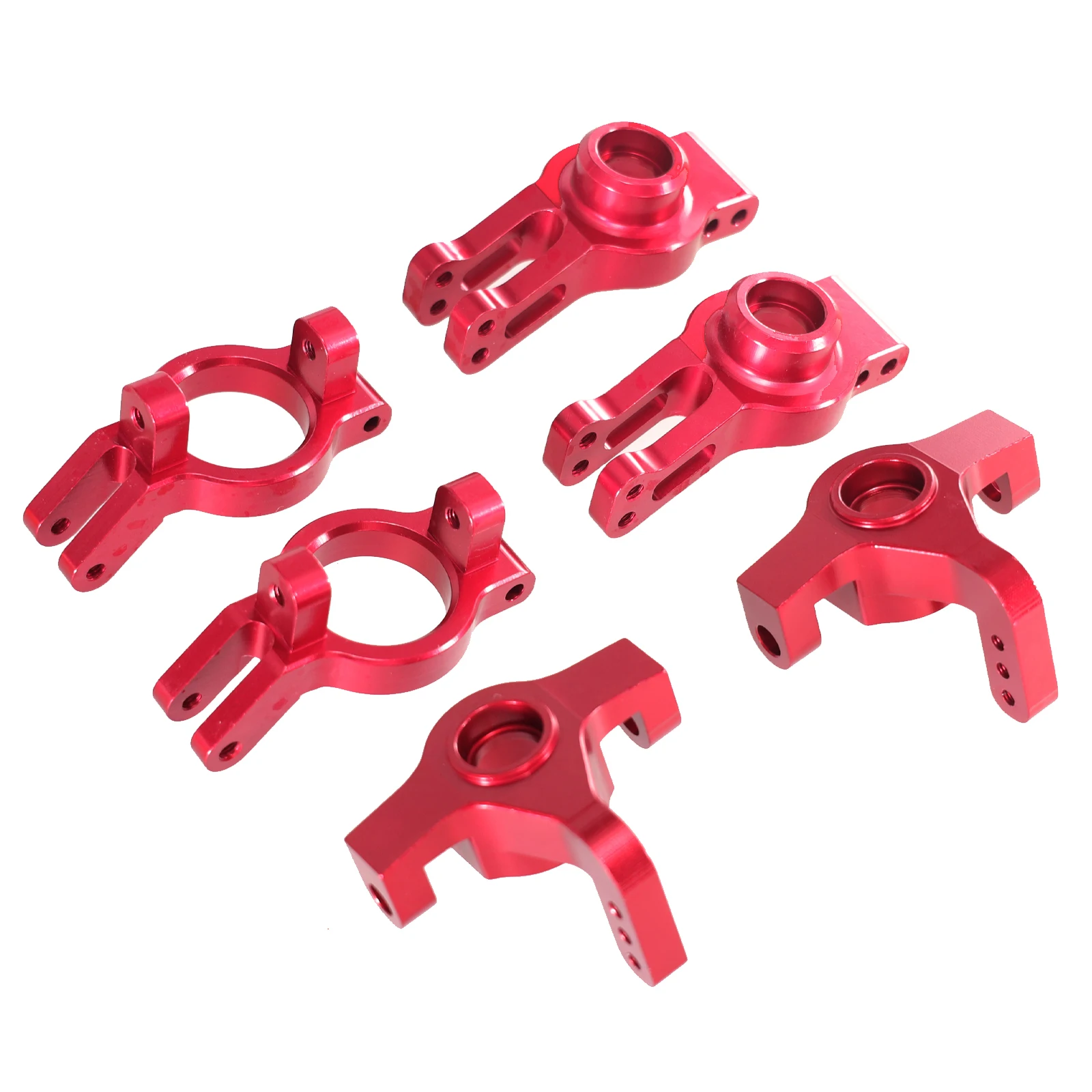 

Металлический обновленный блок C, задняя чашка рулевой чашки, набор из трех предметов для WLtoys 104009 12401 12402 12403 12404 12409 Запчасти для радиоуправляемых автомобилей