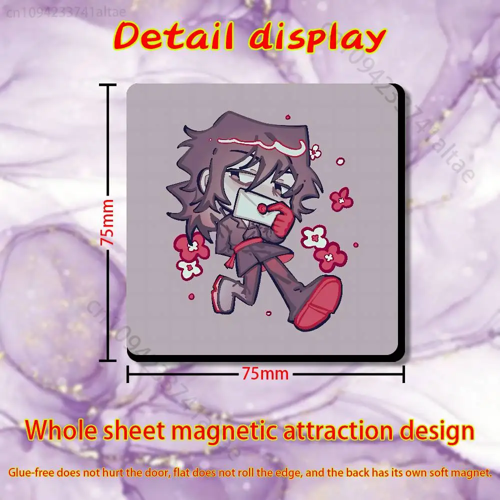 T-Thriller Married in G-Game Red  Fridge Magnet Square Stickers Personalize Home Decor Souvenirs Gift