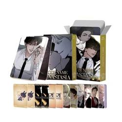 Korean Bl Manhwa Code Name Laser Lomo Card Taekjoo Zhenya Figure 3 Inches Photo Card Cosplay Gift 55 Pcs/set