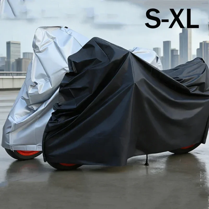

Black Rainproof Protective Cover for Bicycle Motorcycle Electric Vehicle Outdoor Car Cover